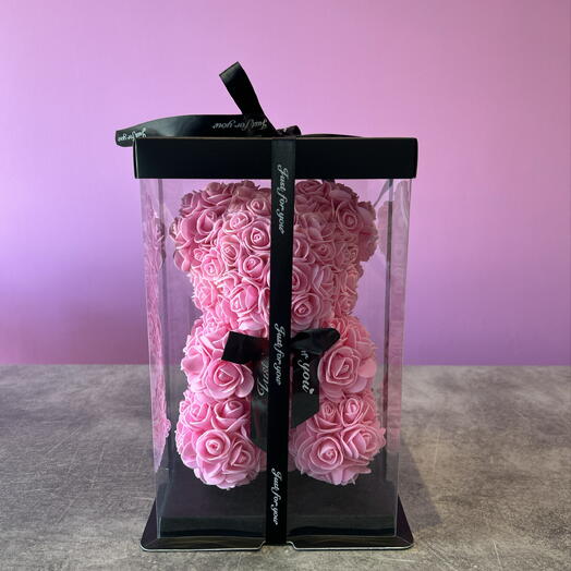Floral teddy bear