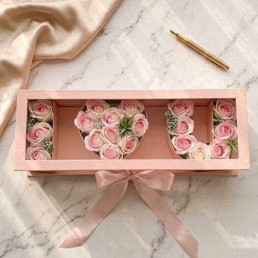 💐 Sophisticated Pink Rose Box – 19 Roses for Your Perfect Gift 💕