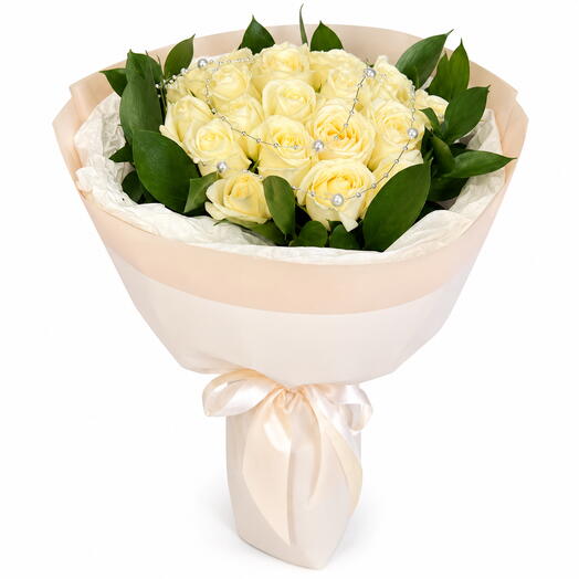 White roses 25