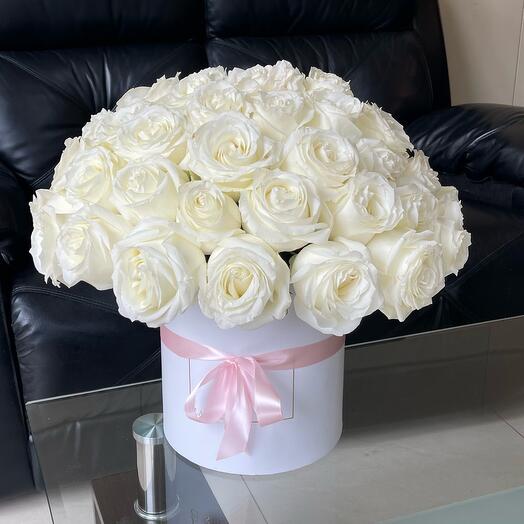 Box of 45 roses