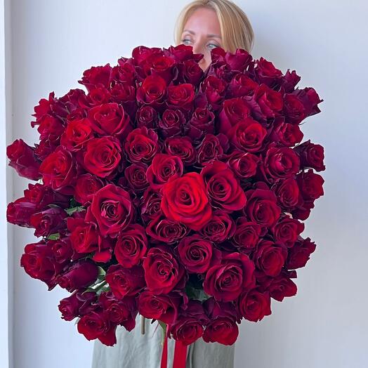Red love roses