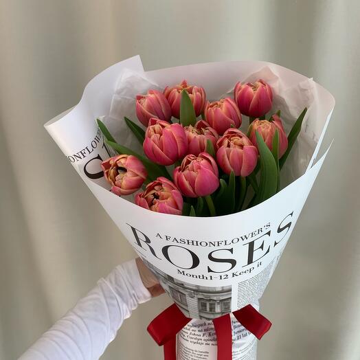 11 double tulips