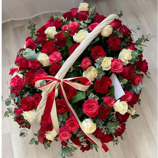 Flowers in a basket