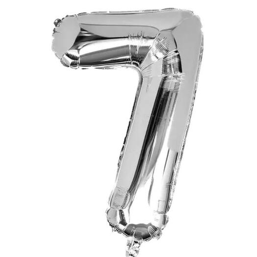 Balloon digit 7