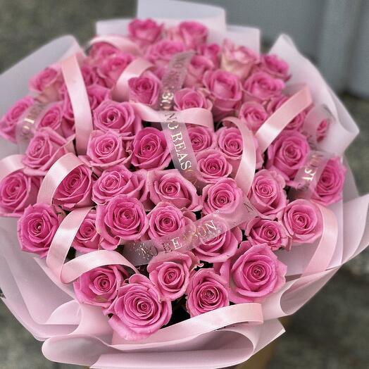 🌹Bouquet of 51 pink roses