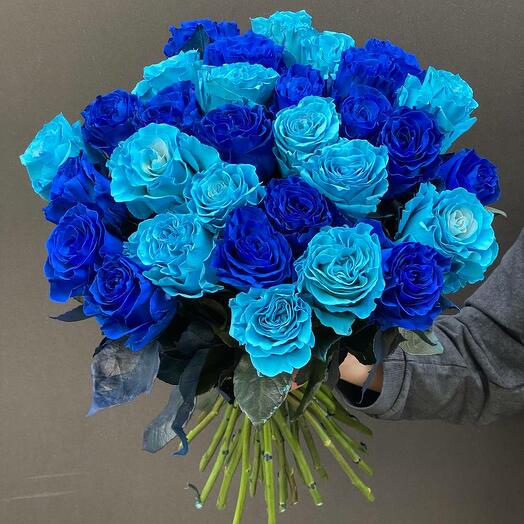 31 blue roses