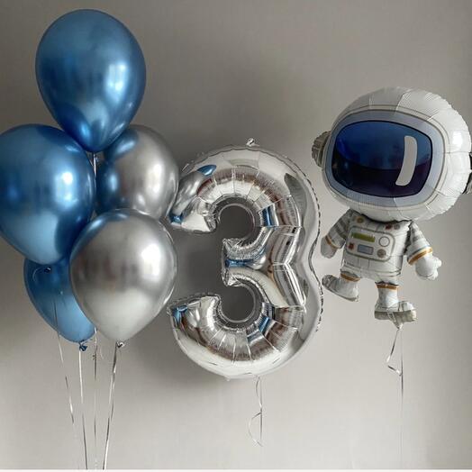 Children's birthday: space astronaut