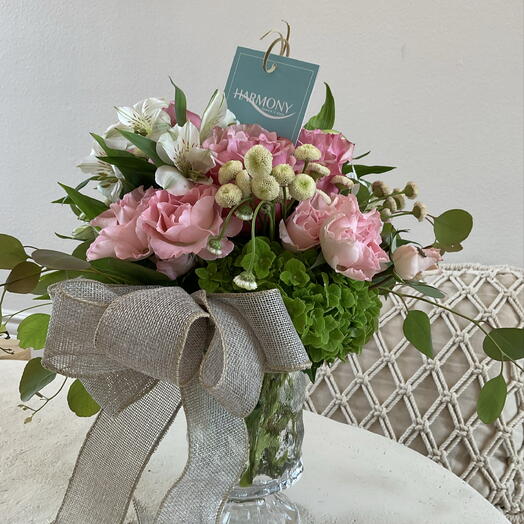 Blush garden charm