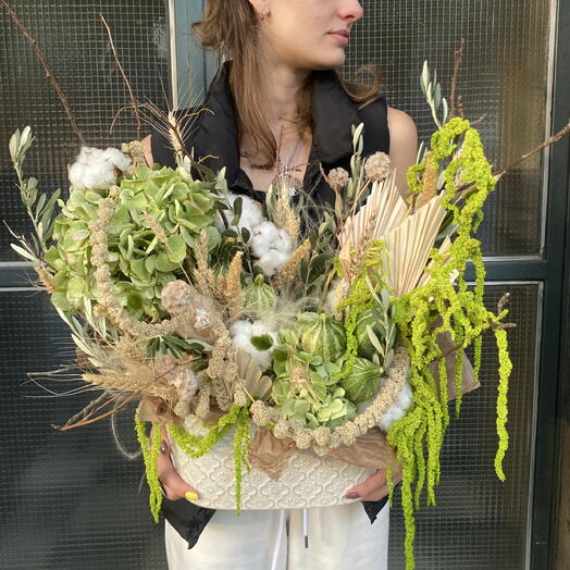 Dried flower box