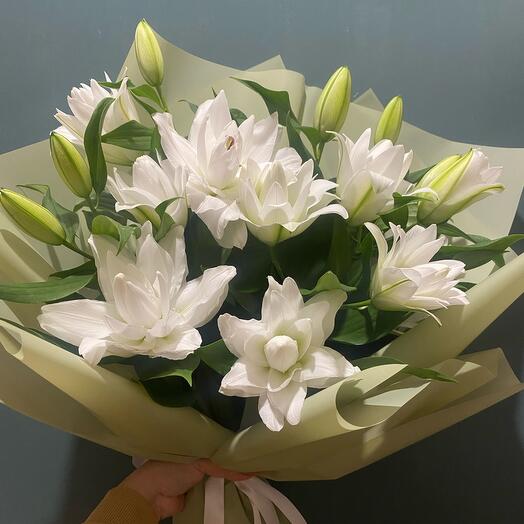 White lilies