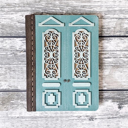 Notepad-diary door