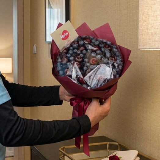 Cherries and Berries Fruit Bouquet