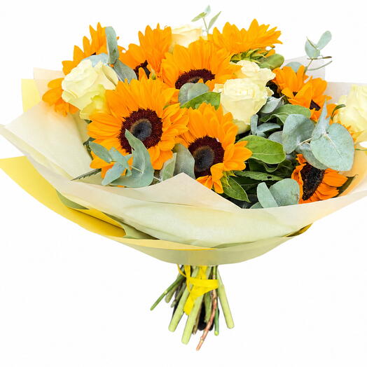 Sunflower Whisper Bouquet