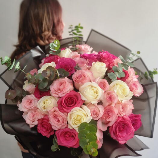 Blush Harmony – 50 Roses