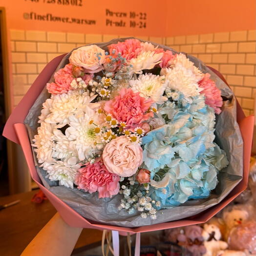 Bouquet of flowers Polish girl