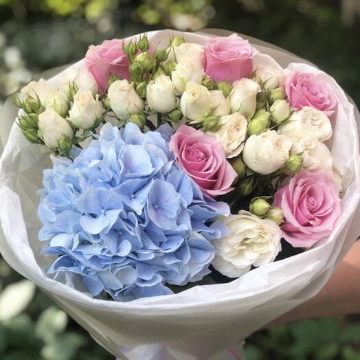 Bouquet of hydrangea