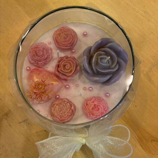 Rose Garden Wax Bowl