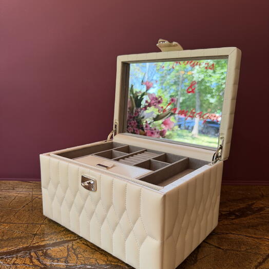 Wolf Caroline Jewellery Box