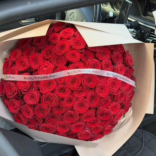 101 premium roses (bouquet No. 2)