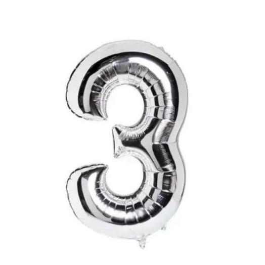 Silver balloon number 3