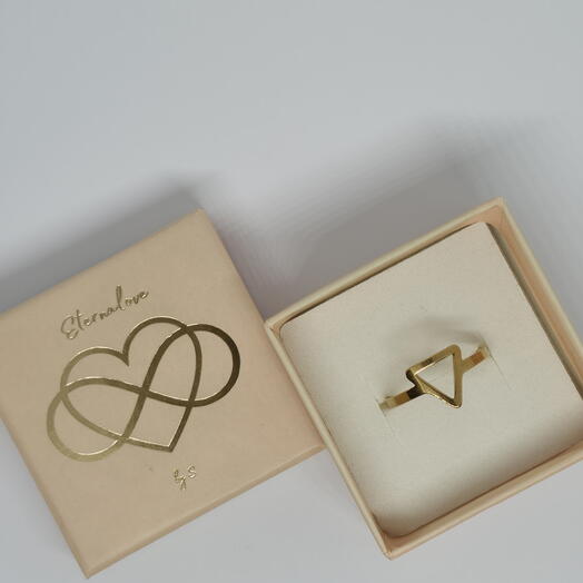 Triangle Line Ring