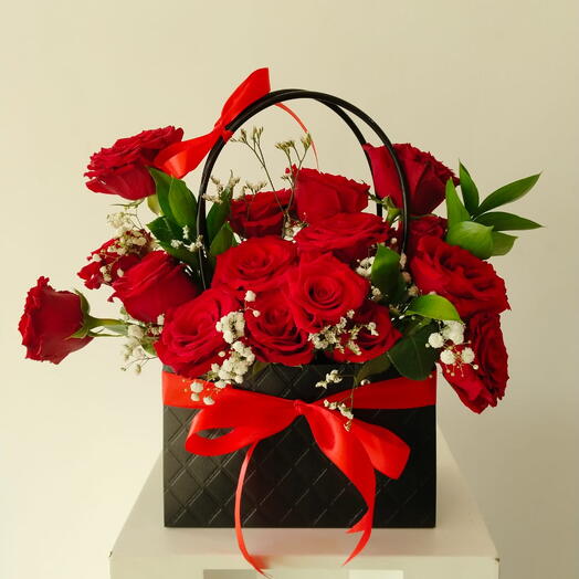 Flowers in bag