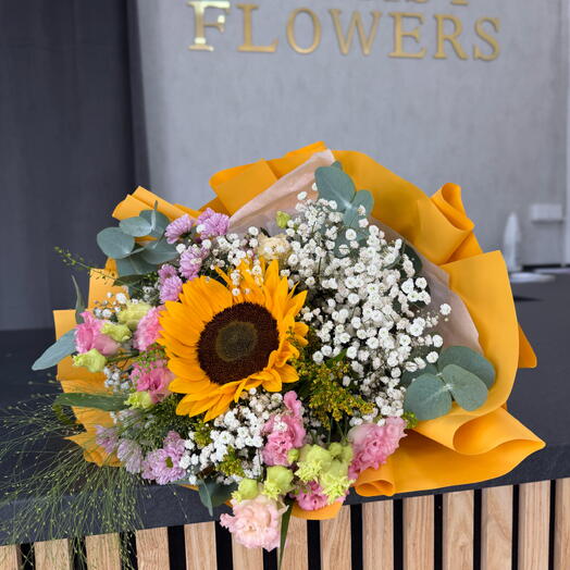 Sunflower mix bouquet