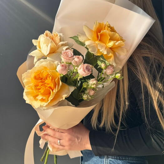 Garden roses and spray roses