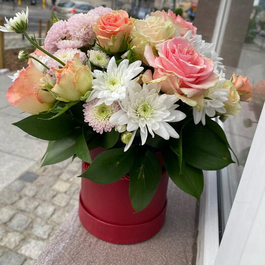 Flowerbox z rożą