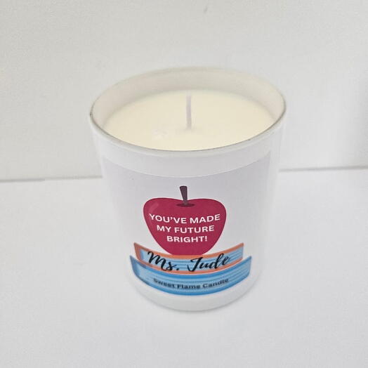 Custom Teacher Candle Jar – Personalized Teacher Gift