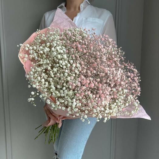 Bouquet "Rosa Gypsophila"