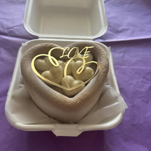 Love Chocolate Mousse Bento Cake
