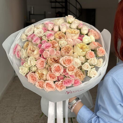 Mixed Rose Bouquet, L size