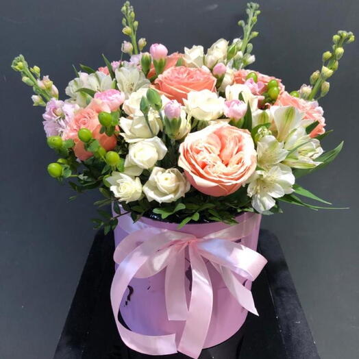 Flowers in box