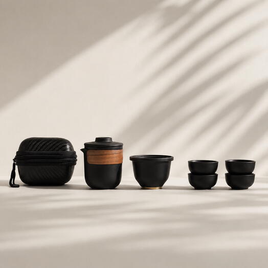 Travel Tea Set, Ceramic