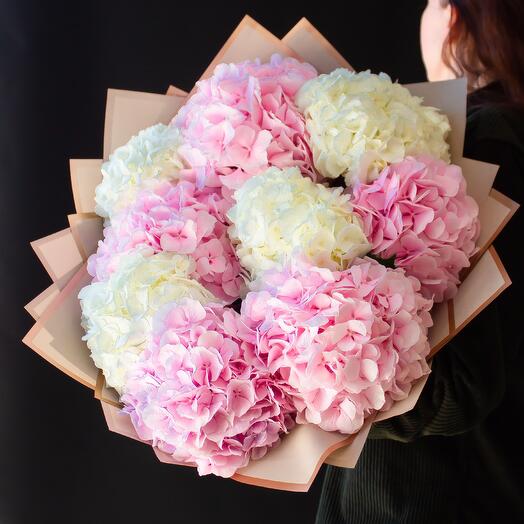 Large mono hydrangea bouquet