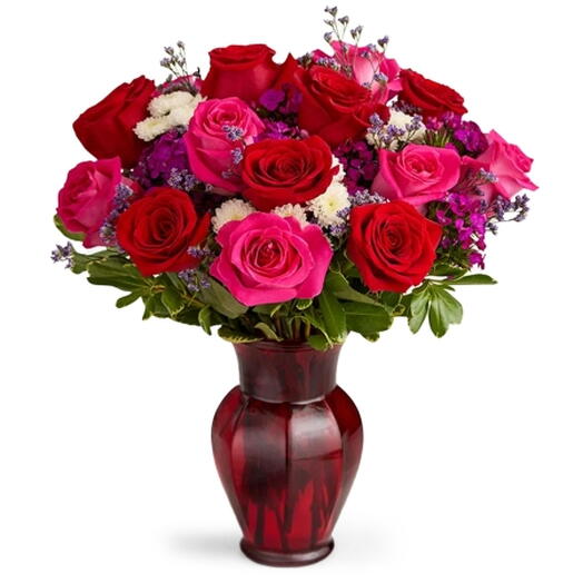 Colorful Rose Medley Bouquet