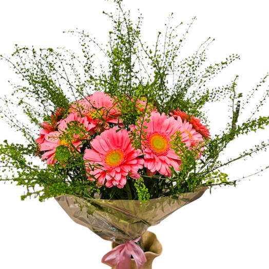 Pink Gerbera bouquet "Joy"