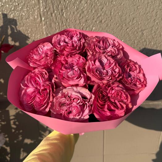 9 peony bouquets