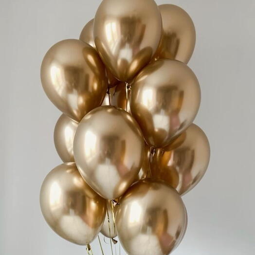 SET OF BALLOONS "GOLD"