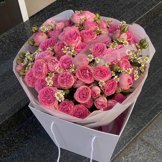 Rosas spray y margarita 🌸
