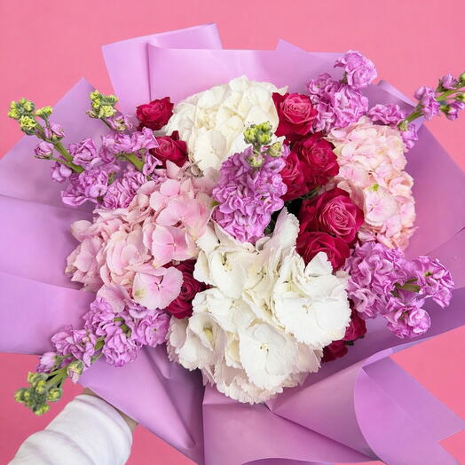 Mix with hydrangeas