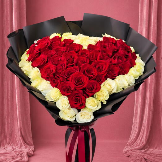 VIP heart-shaped bouquet