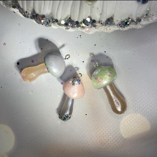Magical forest mushrooms (set of 3)