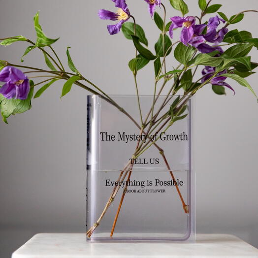 Acrylic Book Vase
