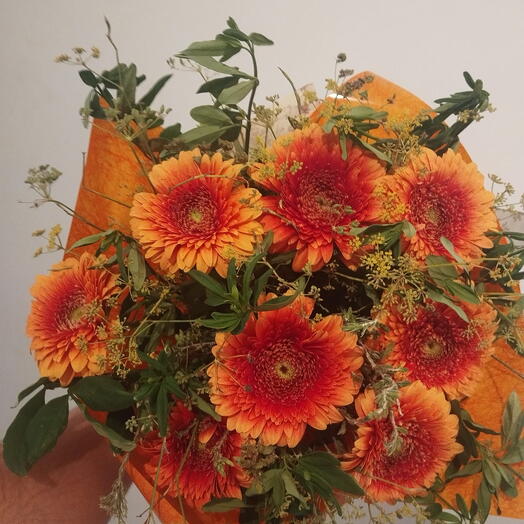 Bouque Orange Campo