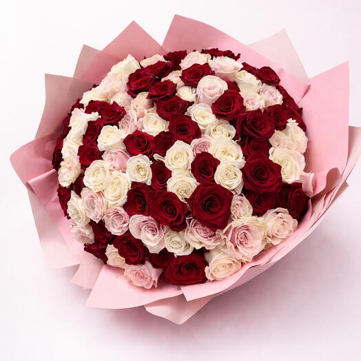 Bouquet 101 roses for her