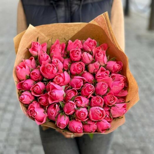 51 Pink Roses 50 cm