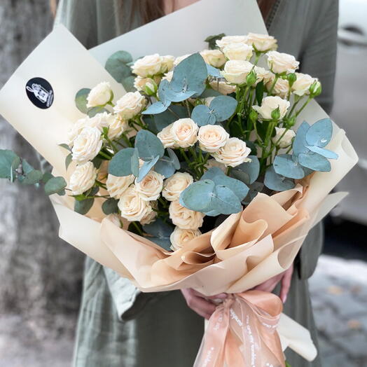Cappuccino bouquet on the Veranda