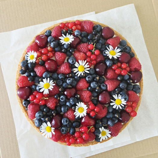 Almond   Mascarpone Berry Tart